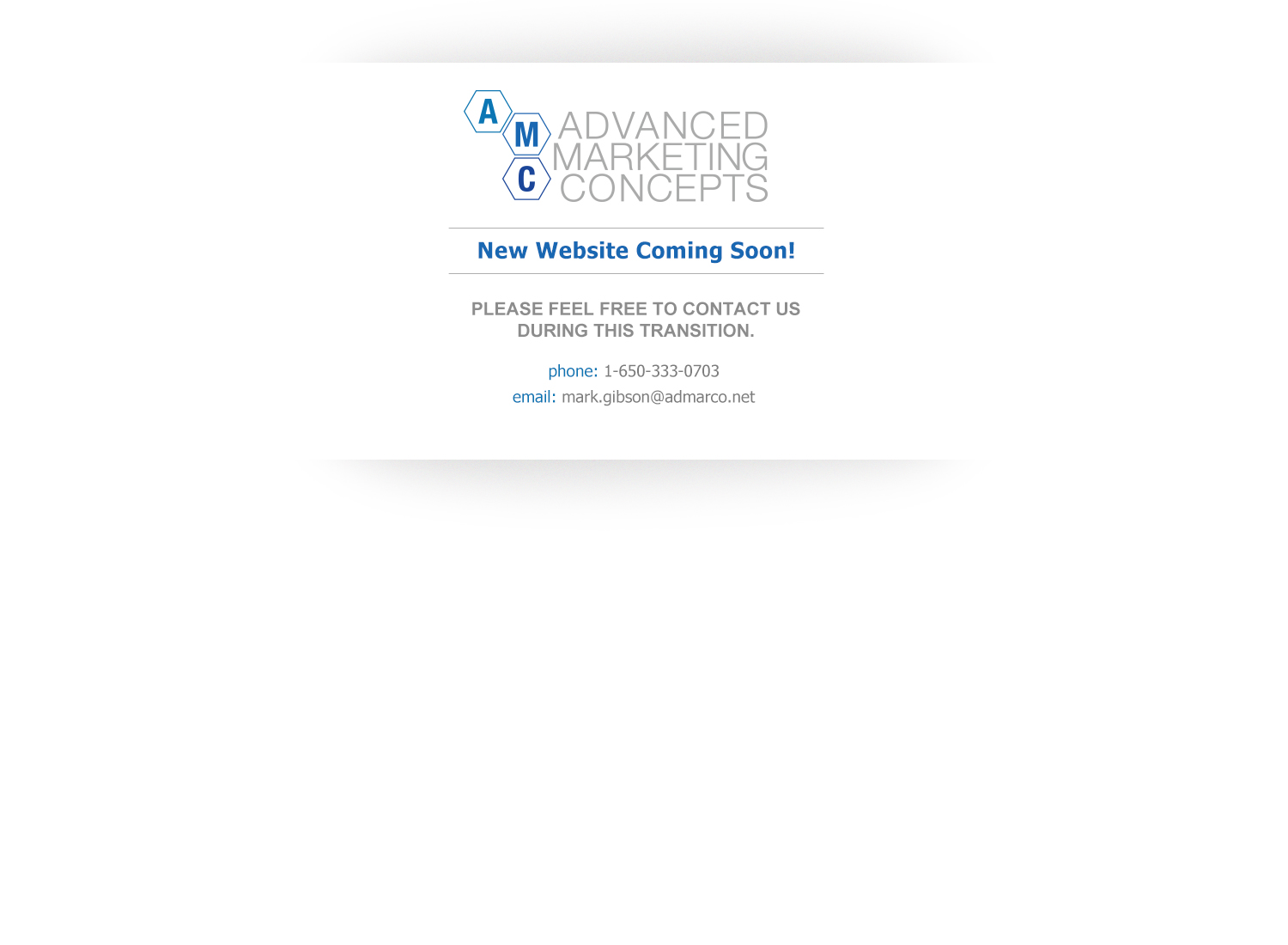 Advanced Marketing Concepts Coming Soon
