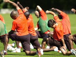 FC Barcelona training camp